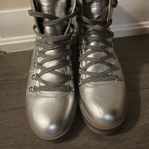 Silver Women's Winter Boots